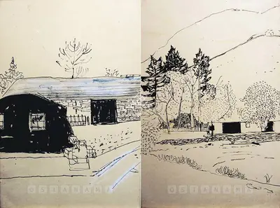 Mohamedi, Nasreen (Artist). Untitled, early 1950s | Drawing