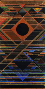 Raza, S.H. (Artist). Gestation, 1989 | Painting