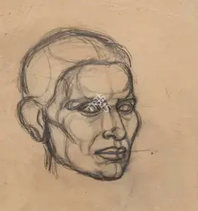 Sher-Gil, Amrita (Artist). Head, c.1928 | Painting