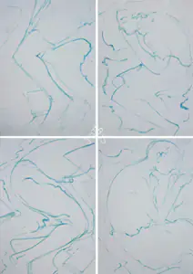 Harsha, N.S. (Artist). Study For Cosmic Orphans, 2006 | Painting