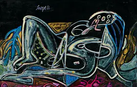 Souza, F.N. (Artist). Untitled, 1966 | Painting