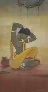 Roy, Jamini (Artist). Santhal Woman, c.1930 | Painting