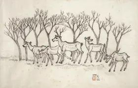 Bose, Nandalal (Artist). Untitled, 1959 | Painting