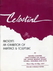 Celestial (Organiser). An Exhibition of Paintings & Sculpture, 1997 | Group Exhibition Invitation | 00858739