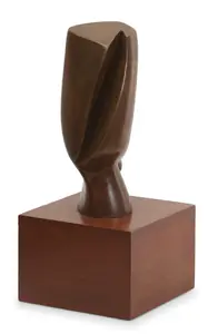 Chowdhury, S. Roy (Artist). Head of a Woman, 1990 | Sculpture