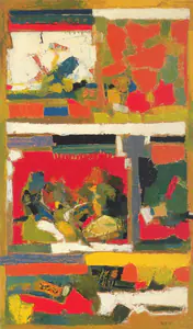 Raza, S.H. (Artist). Rajput House, 1965-1966 | Painting