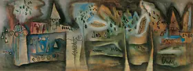 Vasudev, S.G. (Artist). Cathedral, 1964 | Painting