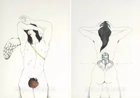 Mesquita, Theodore (Artist). Non Compos Mentis:Cantus Ex Hypothesis, n.d. | Painting