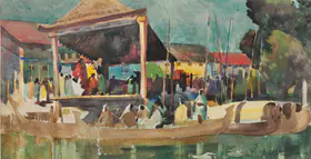 Paniker, K.C.S. (Artist). Untitled, 1948 | Painting