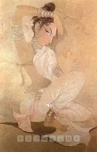 Attributed to Pulin Bihari Dutt (Artist). A Seated Dancer, n.d. | Painting