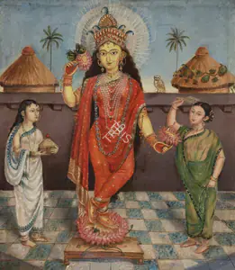 Early Bengal School (Artist). Untitled (Laxmi), late 19th century | Painting