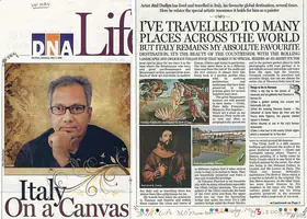 Chandra, Pradeep (Photographer). Italy On a Canvas, 03 May 2008 | Newspaper clipping | 00635385