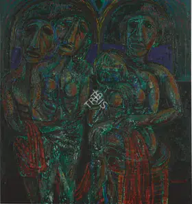 Mondal, Rabin (Artist). Midnight Lovers, 1991 | Painting