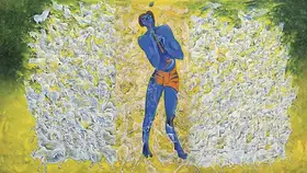 Choyal, Shail (Artist). Krishna's Miracle, 2018 | Painting