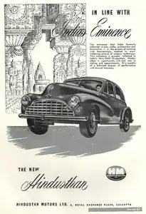 Hindustan Motors (Advertiser). In Line with India's Eminence, 1949 | Advertisement