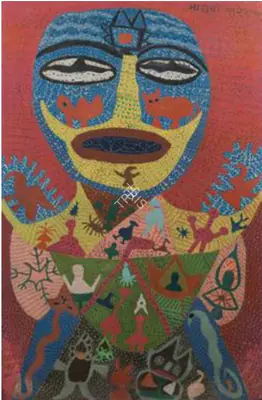 Parekh, Madhavi (Artist). Guru, 1961 | Painting
