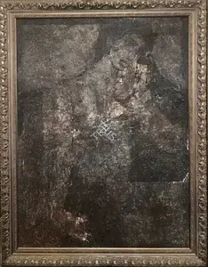 Naqsh, Jamil (Artist). Untitled (Woman and Dove), n.d. | Painting
