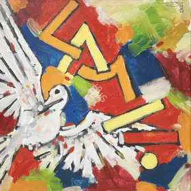 Husain, M.F. (Artist). Bird of peace, n.d. | Painting