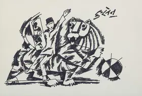 Husain, M.F. (Artist). Untitled, n.d. | Drawing