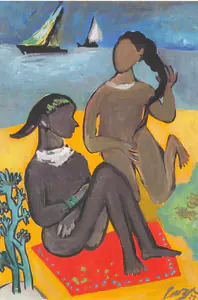 Souza, F.N. (Artist). Untitled, 1951 | Painting