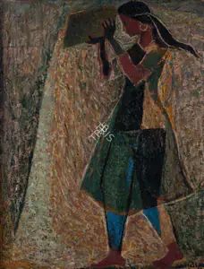 Hebbar, K.K. (Artist). Untitled, 1958 | Painting