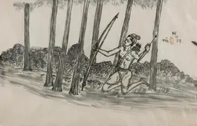 Bose, Nandalal (Artist). Untitled, 1959 | Painting