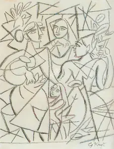 Keyt, George (Artist). Untitled, n.d. | Drawing