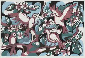 Senanayake, Senaka (Artist). Untitled (Birds), 1987 | Print