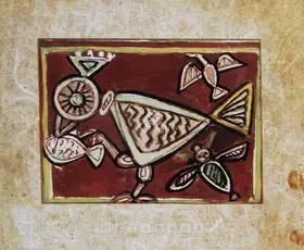 Roy, Jamini (Artist). Bird With Fish And Insect, n.d. | Painting