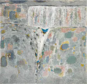 Hebbar, K.K. (Artist). Untitled (The Flow), 1973 | Painting