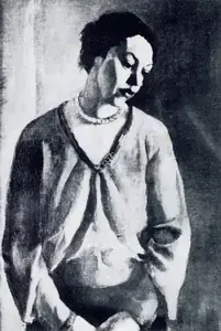 Sher-Gil, Amrita (Artist). Study of Model in Brown, 1933 | Painting