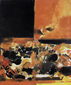 Raza, S.H. (Artist). Vent De Sable, 1969 | Painting