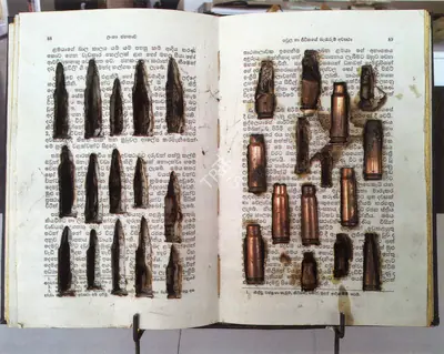Gunatillake, Kingsley (Artist). Bullet Book, 2014 | Sculpture
