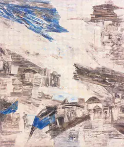 Ramkumar (Artist). Varanasi, 1969 | Painting