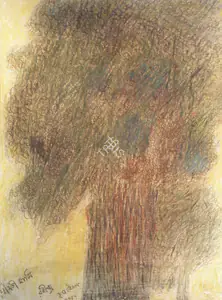 Tagore, Rabindranath (Artist). Srimati Masi, 08 May 1940 | Painting