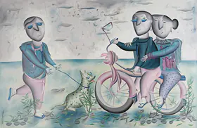 Zalavadia, Chintan (Artist). Untitled (My Puppy), 2019 | Painting