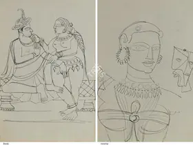 Souza, F.N. (Artist). Untitled, circa 1949 | Drawing