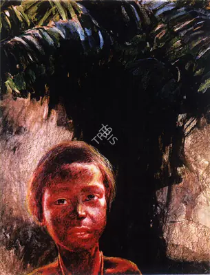 Bhattacharjee, Bikash (Artist). Kerfo, n.d. | Painting