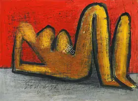 Souza, F.N. (Artist). Untitled, 1956 | Painting