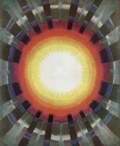 De, Biren (Artist). Sun, n.d. | Painting
