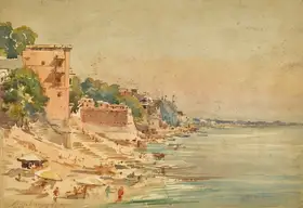 Parandekar, M.K. (Artist). Untitled (Benares), n.d. | Painting