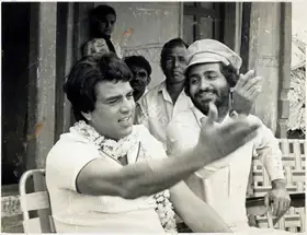 Divecha, Dwarka (Cinematographer), Sholay, 1975 | Working Still