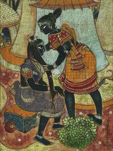 Almelkar, A.A. (Artist). Untitled, 1955 | Painting
