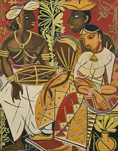 Keyt, George (Artist). Untitled, 1951 | Painting