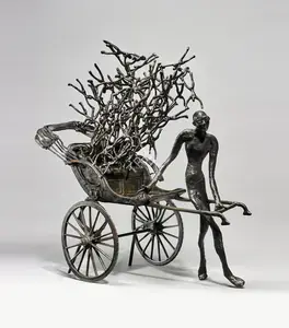 Radhakrishnan, K.S. (Artist). My Feet is the only Carriage, 1998 | Sculpture