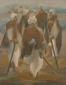 Sabavala, Jehangir (Artist). The Peasants, 1981 | Painting