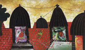Parekh, Manu (Artist). Afternoon Prayer, 2019 | Painting