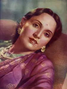 Neroy, D.B. (Artist), Shobhana Samarth | Oleograph, May 1944