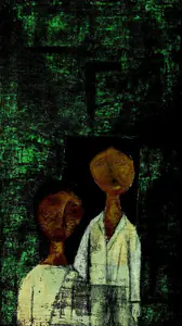 Ramkumar (Artist). Untitled (Street Urchins), c.1950s | Painting