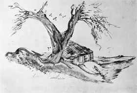 Ghose, Gopal (Artist). Landscape, 1960 | Painting